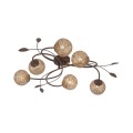 Lampa sufitowa GRETA 6 - punktowa rdzawy PaulNeuhaus - 6398-48