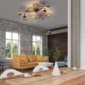 Lampa sufitowa GRETA 6 - punktowa rdzawy PaulNeuhaus - 6398-48