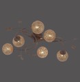 Lampa sufitowa GRETA 6 - punktowa rdzawy PaulNeuhaus - 6398-48