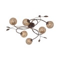 Lampa sufitowa GRETA 6 - punktowa rdzawy PaulNeuhaus - 6398-48