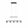 Lampa wisząca sufitowa HYDRA 5 - punktowa czarny PaulNeuhaus - 2209-18