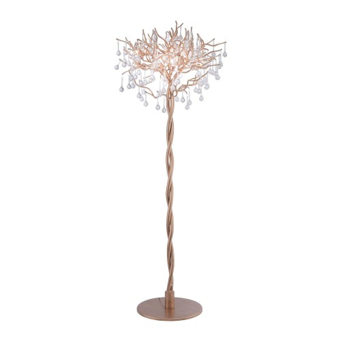 Lampa podłogowa stojąca ICICLE 5 - punktowa postarzany mosiądz PaulNeuhaus - 232-11