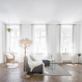 Lampa podłogowa stojąca ICICLE 5 - punktowa postarzany mosiądz PaulNeuhaus - 232-11