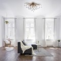 Lampa sufitowa ICICLE 4 - punktowa postarzany mosiądz PaulNeuhaus - 8090-11