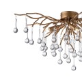 Lampa sufitowa ICICLE 4 - punktowa postarzany mosiądz PaulNeuhaus - 8090-11