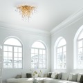 Lampa sufitowa ICICLE 9 - punktowa postarzany mosiądz PaulNeuhaus - 8091-11