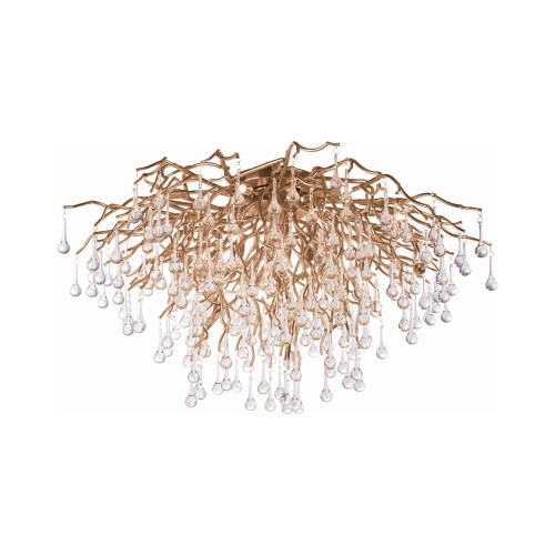 Lampa sufitowa ICICLE 14 - punktowa postarzany mosiądz PaulNeuhaus - 8092-11