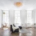 Lampa sufitowa ICICLE 14 - punktowa postarzany mosiądz PaulNeuhaus - 8092-11