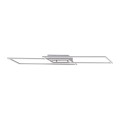Lampa sufitowa INIGO 2 - punktowa srebrny PaulNeuhaus - 8194-55
