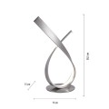Lampa stołowa LINDA 1 - punktowa srebrny PaulNeuhaus - 4720-55