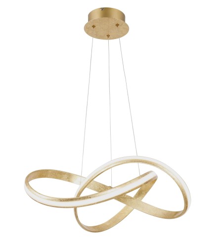 Lampa wisząca sufitowa MELINDA 1 - punktowa złoty PaulNeuhaus - 8291-12