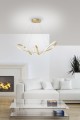 Lampa wisząca sufitowa MELINDA 1 - punktowa złoty PaulNeuhaus - 8291-12