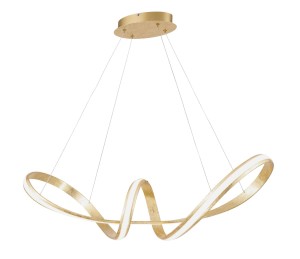 Lampa wisząca sufitowa MELINDA 1 - punktowa złoty PaulNeuhaus - 8292-12