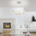 Lampa wisząca sufitowa MELINDA 1 - punktowa złoty PaulNeuhaus - 8292-12