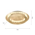 Lampa sufitowa NEVIS 4 - punktowa złoty PaulNeuhaus - 9621-12