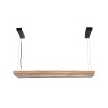 Lampa wisząca sufitowa PALMA 1 - punktowa naturalnego drewna PaulNeuhaus - 2625-79