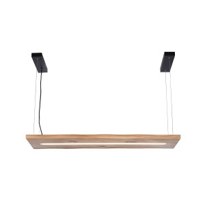 Lampa wisząca sufitowa PALMA 1 - punktowa naturalnego drewna PaulNeuhaus - 2625-79