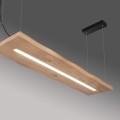 Lampa wisząca sufitowa PALMA 1 - punktowa naturalnego drewna PaulNeuhaus - 2625-79