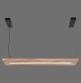 Lampa wisząca sufitowa PALMA 1 - punktowa naturalnego drewna PaulNeuhaus - 2625-79