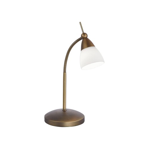 Lampa stołowa PINO 1 - punktowa postarzany mosiądz PaulNeuhaus - 4001-11