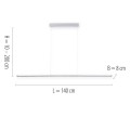 Lampa wisząca sufitowa PURE-COSMO 19 - punktowa Aluminum PaulNeuhaus - 2533-95