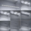 Lampa wisząca sufitowa PURE-COSMO 19 - punktowa Aluminum PaulNeuhaus - 2533-95