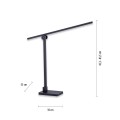 Lampa stołowa PURE-GRAFO 1 - punktowa czarny PaulNeuhaus - 4407-18