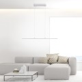 Lampa wisząca sufitowa PURE-LITE 1 - punktowa srebrny PaulNeuhaus - 8375-55