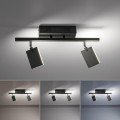 Lampa sufitowa PURE-MIRA 2 - punktowa czarny PaulNeuhaus - 6354-18