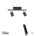 Lampa sufitowa PURE-MIRA 2 - punktowa czarny PaulNeuhaus - 6354-18