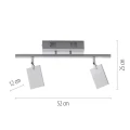 Lampa sufitowa PURE-MIRA 2 - punktowa Aluminum PaulNeuhaus - 6354-95