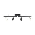 Lampa sufitowa PURE-MIRA 4 - punktowa czarny PaulNeuhaus - 6356-18