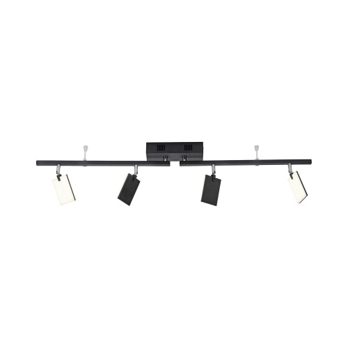 Lampa sufitowa PURE-MIRA 4 - punktowa czarny PaulNeuhaus - 6356-18