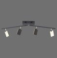 Lampa sufitowa PURE-MIRA 4 - punktowa czarny PaulNeuhaus - 6356-18