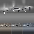 Lampa sufitowa PURE-MIRA 6 - punktowa czarny PaulNeuhaus - 6358-18