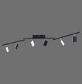Lampa sufitowa PURE-MIRA 6 - punktowa czarny PaulNeuhaus - 6358-18