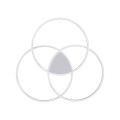 Lampa sufitowa Q-KATE 3 - punktowa Aluminum PaulNeuhaus - 6579-95