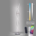 Lampa podłogowa stojąca Q-MALINA 2 - punktowa srebrny PaulNeuhaus - 439-55