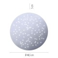 Lampa sufitowa Q-NIGHTSKY 1 - punktowa Aluminum PaulNeuhaus - 8037-95