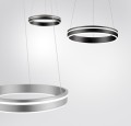 Lampa wisząca sufitowa Q-VITO 1 - punktowa srebrny PaulNeuhaus - 8410-55