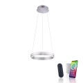 Lampa wisząca sufitowa Q-VITO 1 - punktowa srebrny PaulNeuhaus - 8410-55
