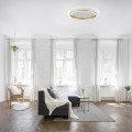 Lampa sufitowa Q-VITO 1 - punktowa mosiądz matowy PaulNeuhaus - 8416-60