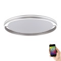 Lampa sufitowa Q-VITO 1 - punktowa srebrny PaulNeuhaus - 8418-55