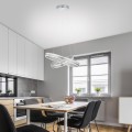 Lampa wisząca sufitowa Q-VITO 2 - punktowa srebrny PaulNeuhaus - 8420-55