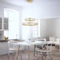 Lampa wisząca sufitowa Q-VITO 2 - punktowa mosiądz matowy PaulNeuhaus - 8420-60