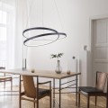 Lampa wisząca sufitowa ROMAN 1 - punktowa czarny PaulNeuhaus - 2472-18