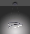 Lampa wisząca sufitowa ROMAN 1 - punktowa czarny PaulNeuhaus - 2472-18