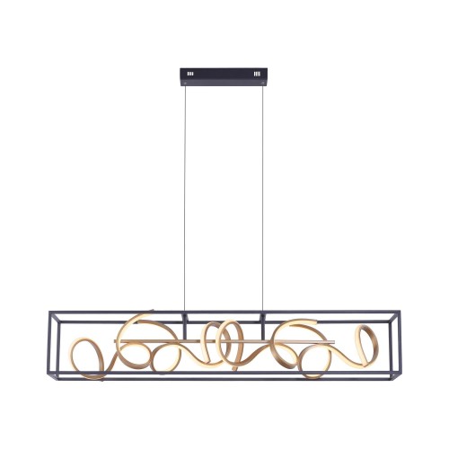 Lampa wisząca sufitowa SELINA 4 - punktowa czarny PaulNeuhaus - 2416-18