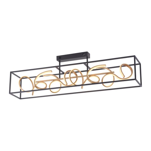 Lampa sufitowa SELINA 4 - punktowa czarny PaulNeuhaus - 6473-18