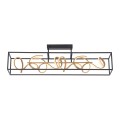 Lampa sufitowa SELINA 4 - punktowa czarny PaulNeuhaus - 6473-18